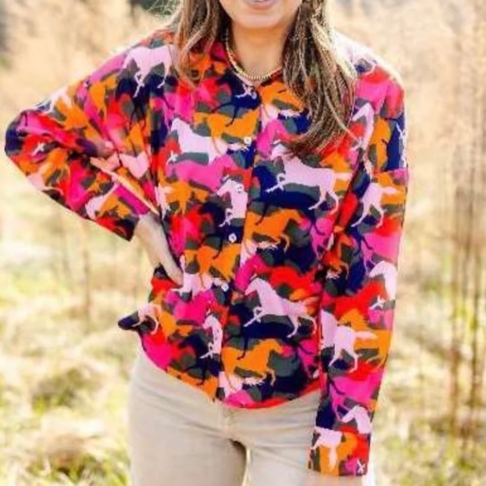 MICHELLE MCDOWELL | RONAN BLOUSE MANE EVENT Small - Picture 3 of 8